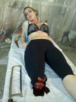 Sydney - Cincinnati Speical FX Makeup Artist Jodi Byrne Leg Cut Off II